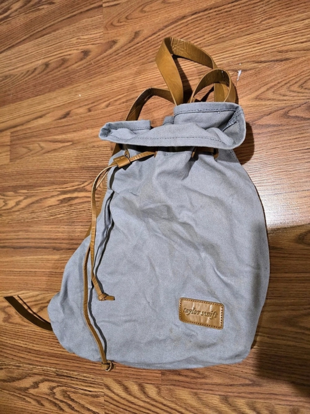 Official Taylor Swift Folklore Exile Drawstring Bucket Bag Backpack Canvas Merch - Picture 4 of 5